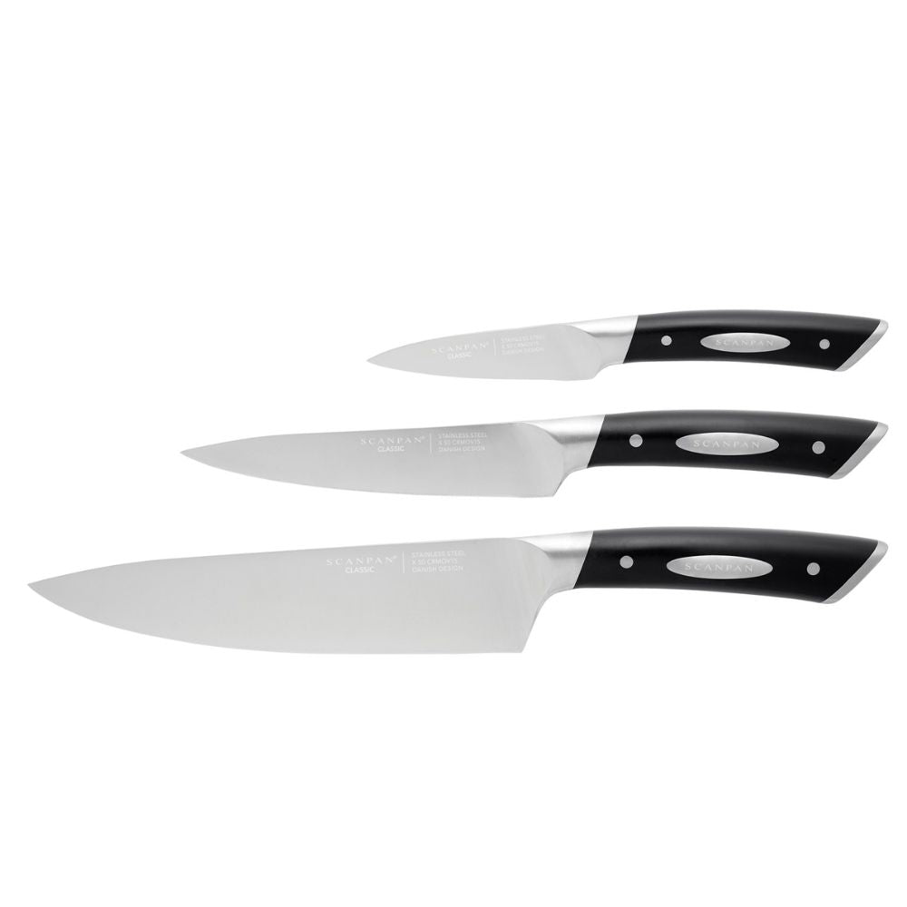 Scanpan New Classic Chef Set, 3pc - Knife Sets - Lighting.co.za