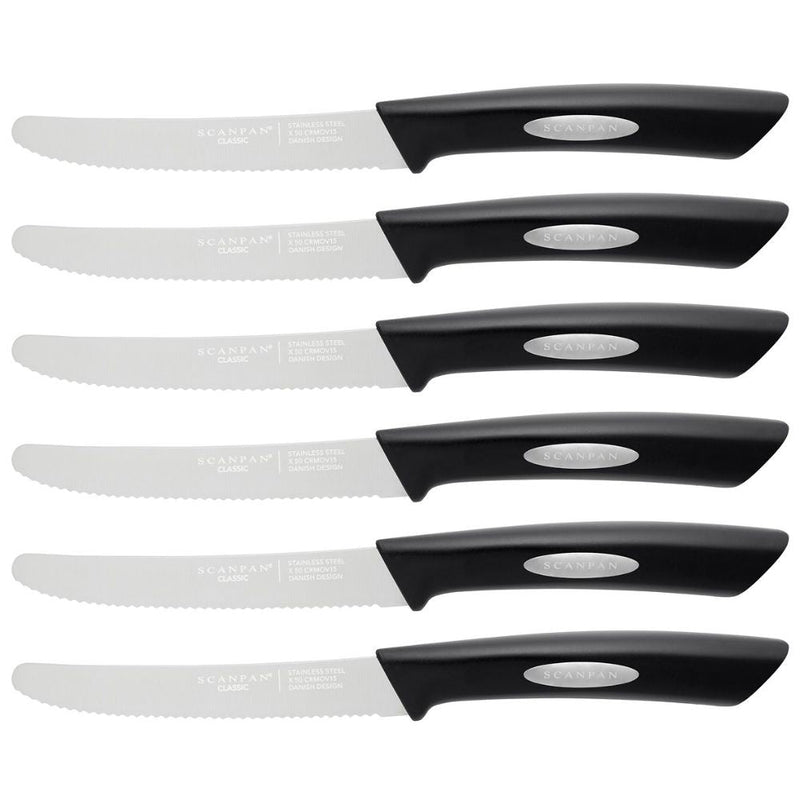 Scanpan New Classic Steak Knife Set, 6pc - Lighting.co.za