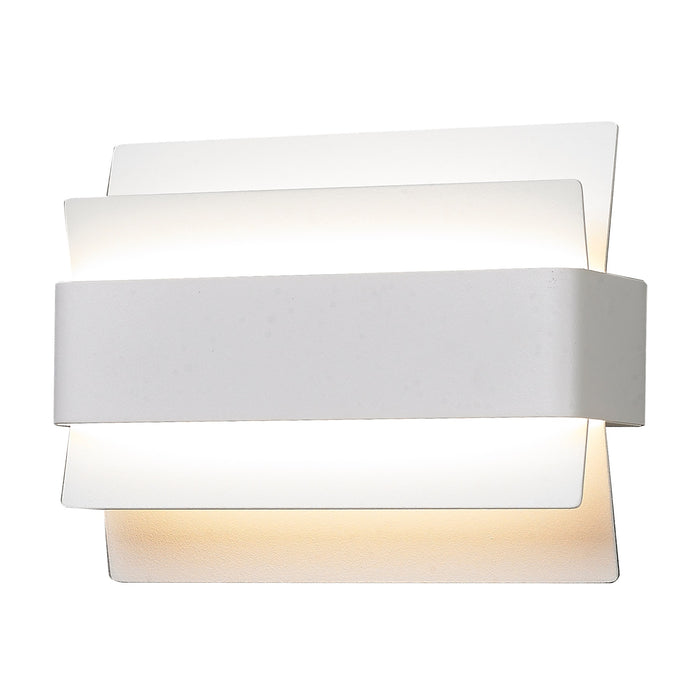 Slatted White LED Wall Light 2 Sizes - Lighting.co.za