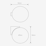 Soho Black or White and White Frosted Glass Wall Light - Lighting.co.za