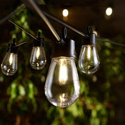 Solar Powered LED Outdoor String Lights with Panel - Lighting.co.za