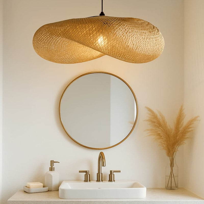 Valley Natural Rattan Pendant Light Various Sizes