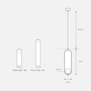 Vogue Gold | Black and Frosted Glass Sphere Tall Pendant Light - Lighting.co.za