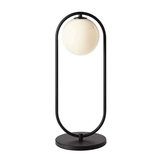 Vogue Gold | Black and Frosted Glass Sphere Table Lamp - Lighting.co.za