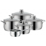 WMF Diadem Plus 9 Piece Stainless Steel Cookware Set - Lighting.co.za