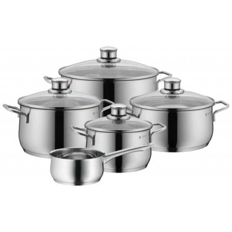 WMF Diadem Plus 9 Piece Stainless Steel Cookware Set - Lighting.co.za
