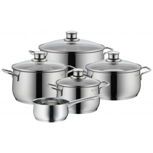 WMF Diadem Plus 9 Piece Stainless Steel Cookware Set - Lighting.co.za