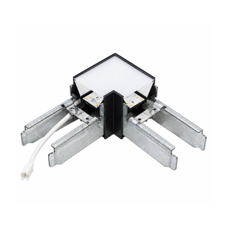 X System Black Linear CCT LED Profile 90° Corner Joint - Accessories - Lighting.co.za