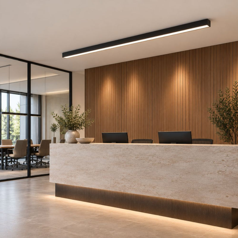 X System LED Linear Black Profile CCT Ceiling Light 4 Sizes - Ceiling Light - Lighting.co.za