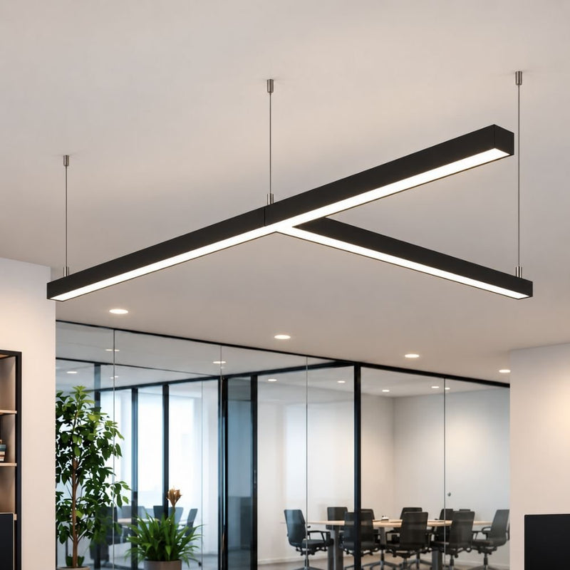 X System LED Linear Black Profile CCT Pendant Light 4 Sizes - Pendant Light - Lighting.co.za