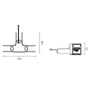 X System Black Linear CCT LED Profile T Joint - Accessories - Lighting.co.za