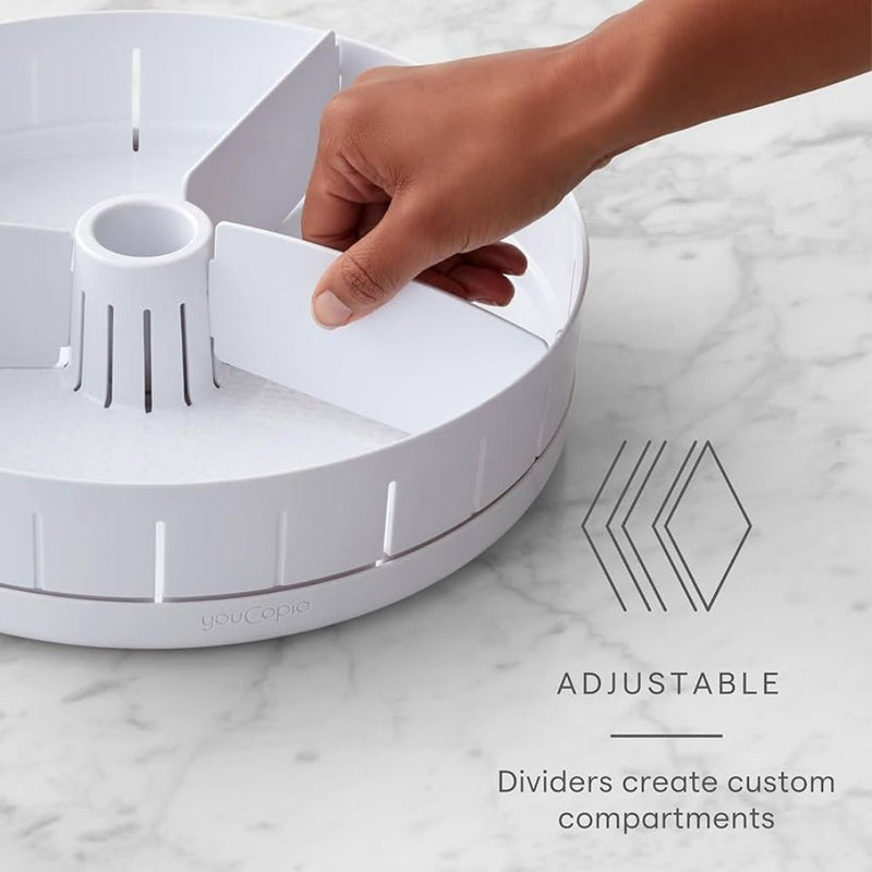 YouCopia Crazy Susan Under Sink Suite Turntable - White - Lighting.co.za