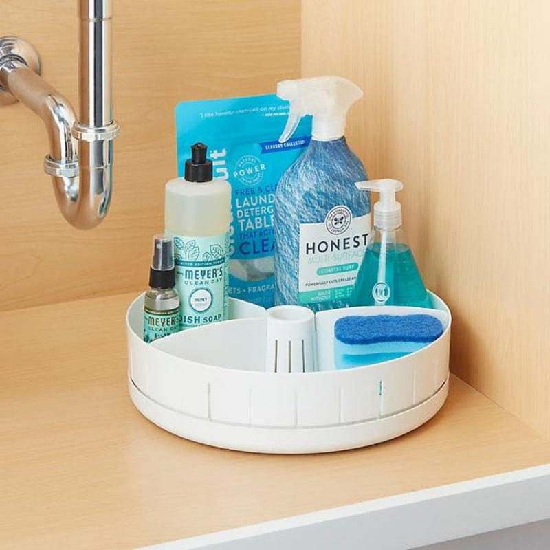 YouCopia Crazy Susan Under Sink Suite Turntable - White - Lighting.co.za