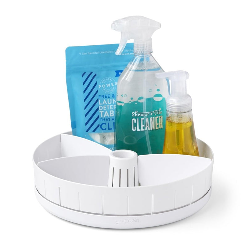 YouCopia Crazy Susan Under Sink Suite Turntable - White - Lighting.co.za