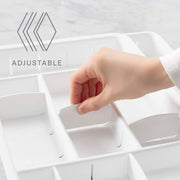 YouCopia DrawerFit Small "Stuff" Organizer - White - Lighting.co.za