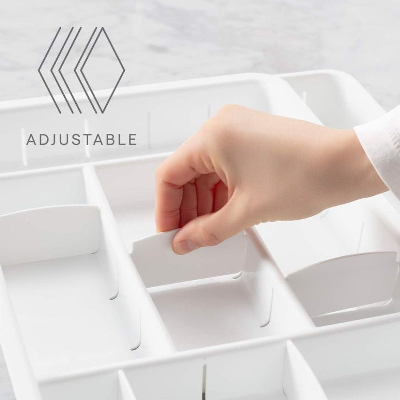 YouCopia DrawerFit Small "Stuff" Organizer - White - Lighting.co.za