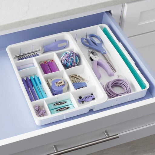 YouCopia DrawerFit Small "Stuff" Organizer - White - Lighting.co.za