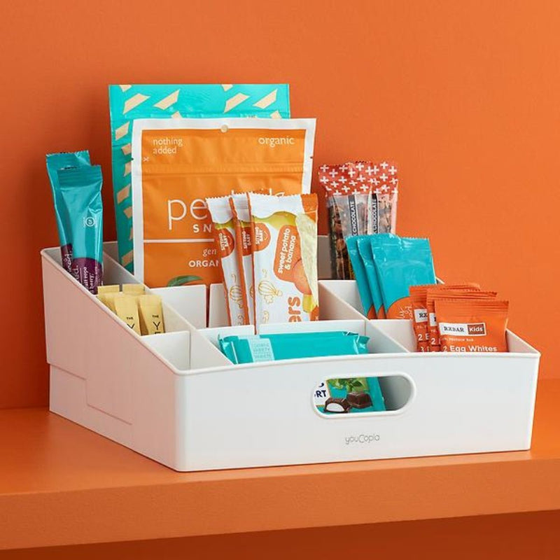 YouCopia ShelfBin 3-Tier Packet and Snack Bin - White - Lighting.co.za