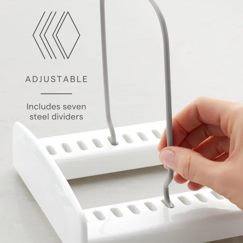 YouCopia StoreMore Adjustable Bakeware Rack - White - Lighting.co.za