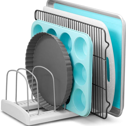 YouCopia StoreMore Adjustable Bakeware Rack - White - Lighting.co.za