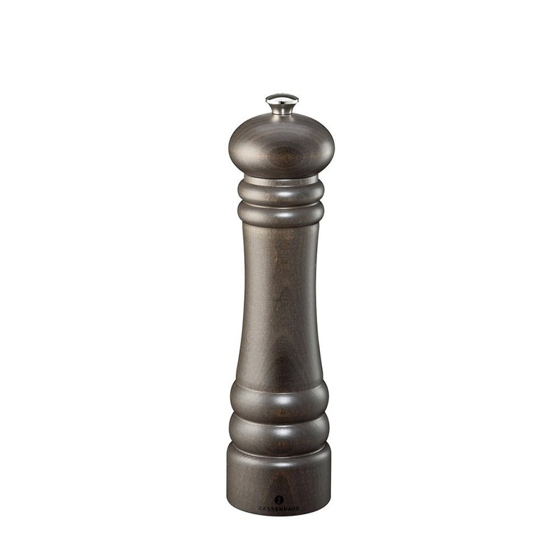 Zassenhaus Berlin Pepper Mill 18cm - Beechwood Dark Stained - Lighting.co.za