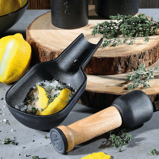 Zassenhaus Cast Iron Spice Mortar - Black - Lighting.co.za