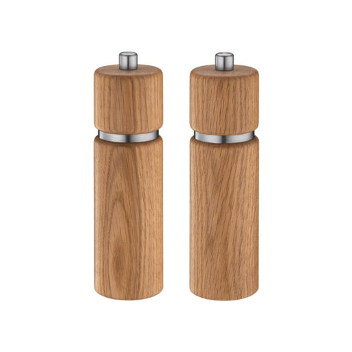 Zassenhaus Hannover 18cm Salt & Pepper Set - Oak - Lighting.co.za