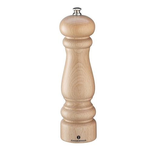 Zassenhaus Potsdam Pepper Mill 20cm - Beechwood Natural - Lighting.co.za