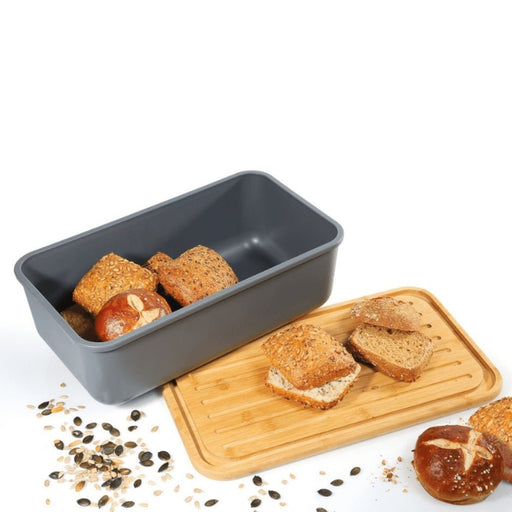Zassenhaus Rectangular LOFT Bread Box - Cool Grey - Lighting.co.za