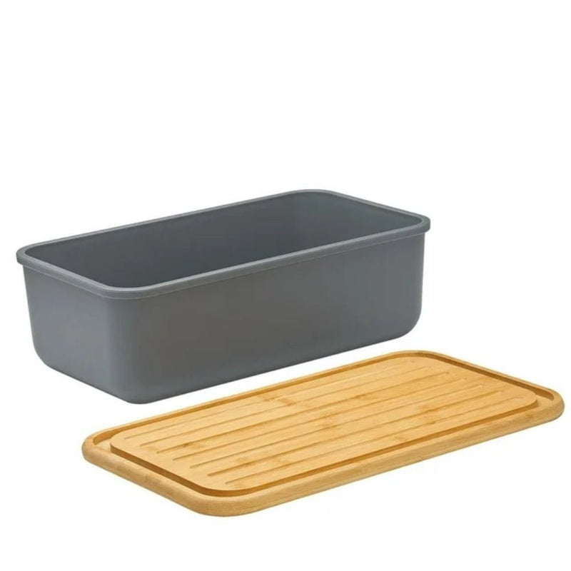 Zassenhaus Rectangular LOFT Bread Box - Cool Grey - Lighting.co.za