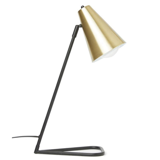 Lillian Black and Brass Look Desk Lamp - Lighting.co.za
