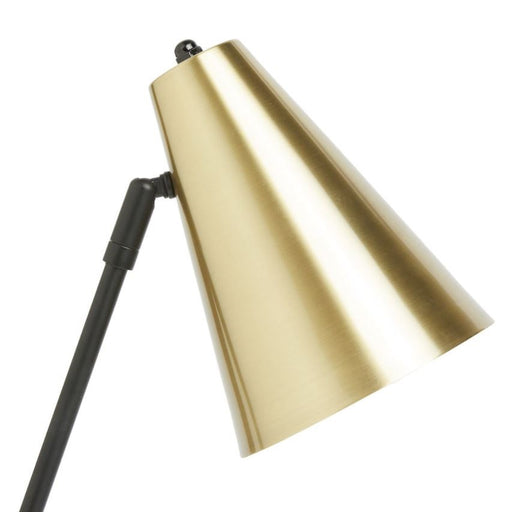 Lillian Black and Brass Look Desk Lamp - Lighting.co.za