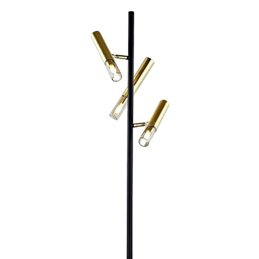 Bosco 3 Light Cluster Gold and Black Floor Lamp - Lighting.co.za