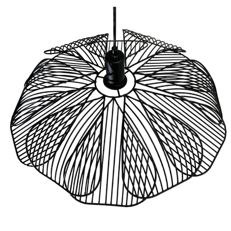 Petal Black | Gold | Copper Wire Pendant Light 2 Sizes - Lighting.co.za