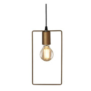 Code Open Rectangular Pendant Light - Lighting.co.za