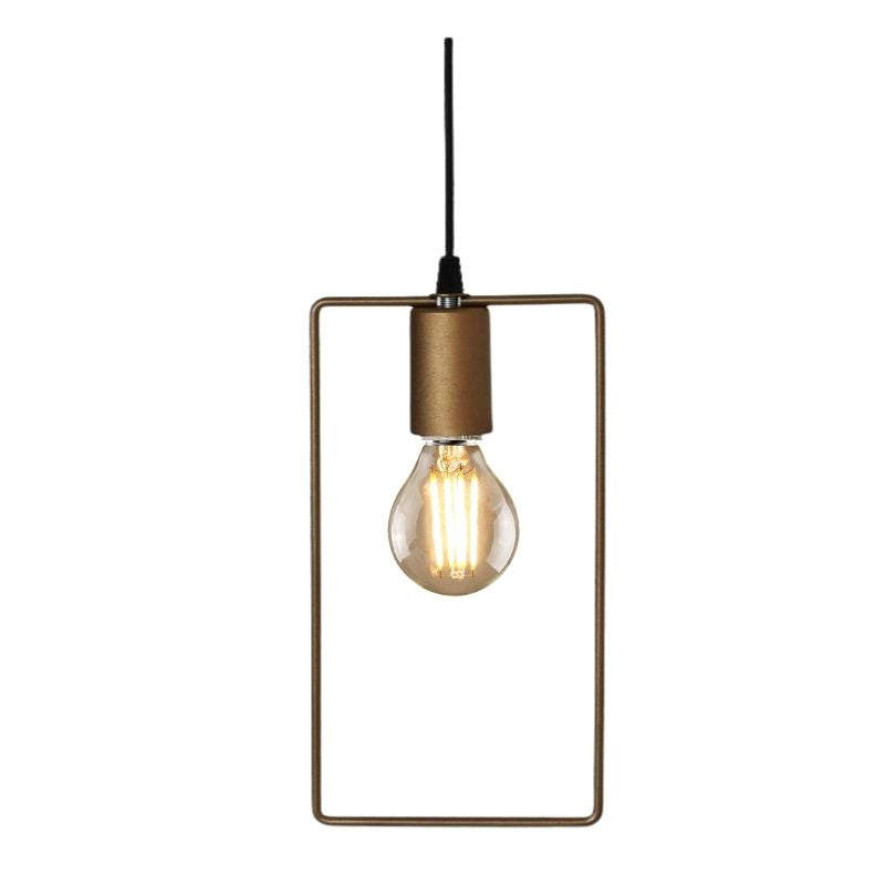 Code Open Rectangular Pendant Light - Lighting.co.za