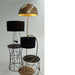 Faydon Black | White | Gold Nordic Dome Floor Lamp - Lighting.co.za