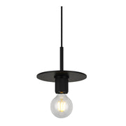 Luna Style Disk Black | Gold | Chrome Pendant Light - Lighting.co.za