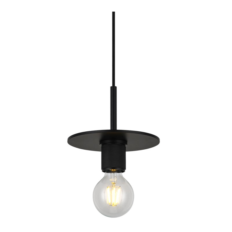Luna Style Disk Black | Gold | Chrome Pendant Light - Lighting.co.za