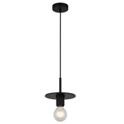 Luna Style Disk Black | Gold | Chrome Pendant Light - Lighting.co.za