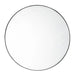 Bethany Gold or Black Round Wall Mirror 3 Sizes - Lighting.co.za