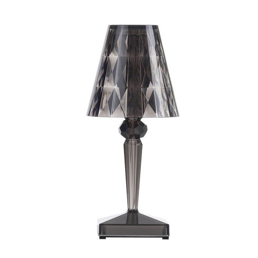 Dune Diamond Clear or Smoke Acrylic Rechargeable Table Lamp - Lamps - Lighting.co.za