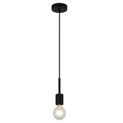 Luna Style Plain Black | Gold | Chrome Pendant Light - Lighting.co.za