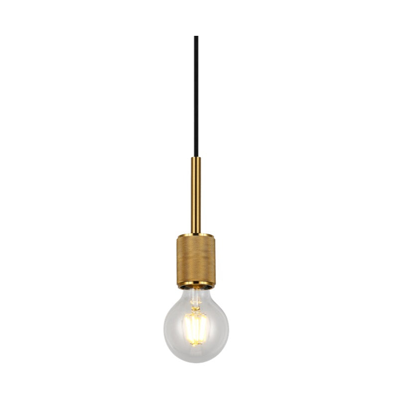 Luna Style Plain Black | Gold | Chrome Pendant Light - Lighting.co.za