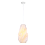 Swirl White Shade Pendant Light - Lighting.co.za