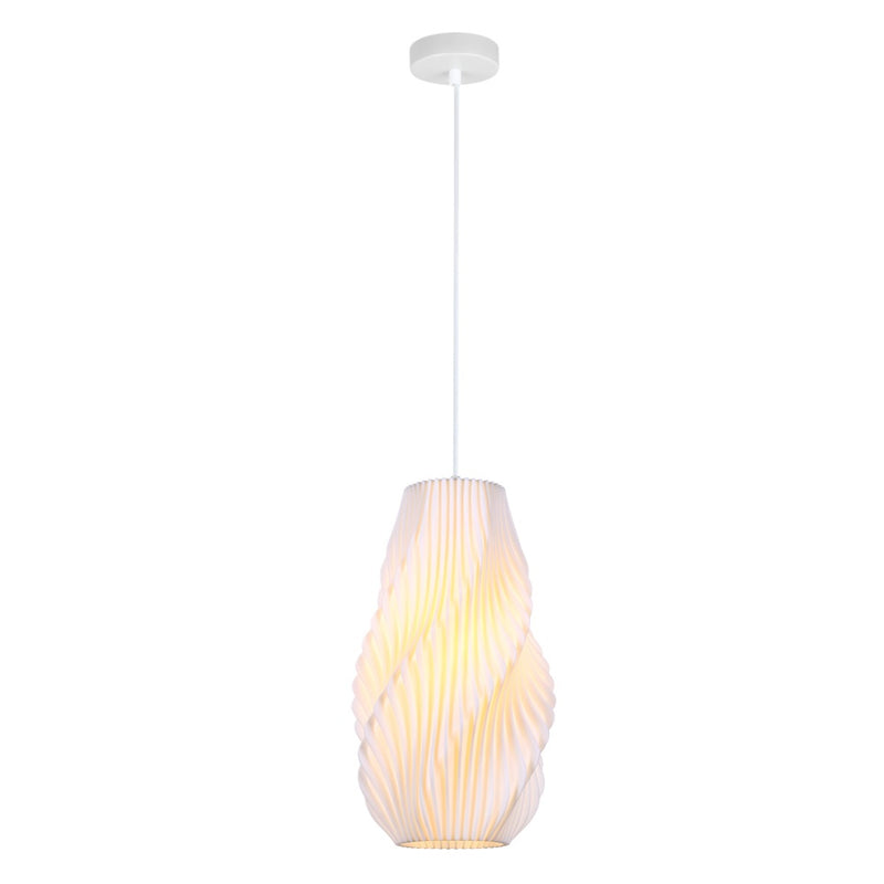 Swirl White Shade Pendant Light - Lighting.co.za