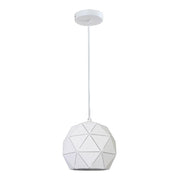 Terva Gold Copper White Black Lasercut Metal Ball Pendant Light 3 Sizes - Lighting.co.za