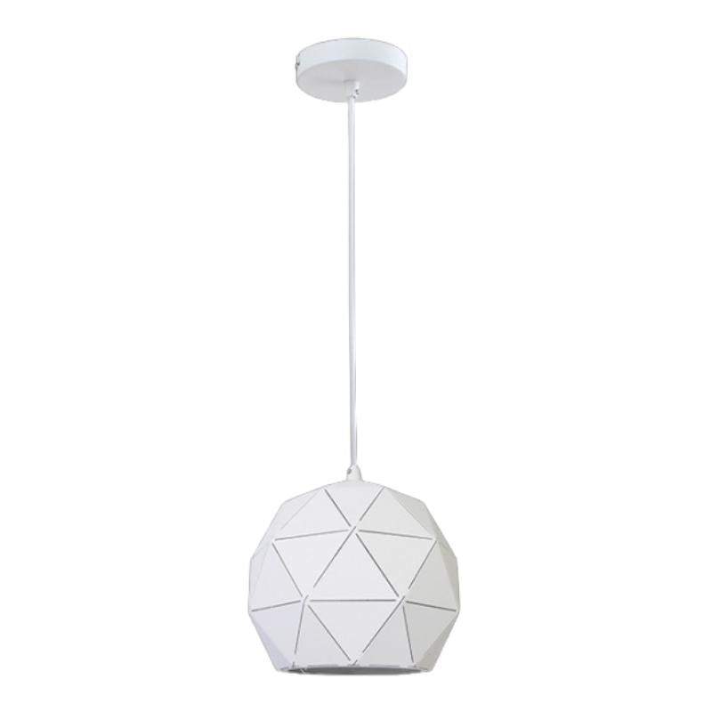Terva Gold Copper White Black Lasercut Metal Ball Pendant Light 3 Sizes - Lighting.co.za