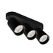 Flip Black | White Adjustable GU10 3L Spotlight - Lighting.co.za