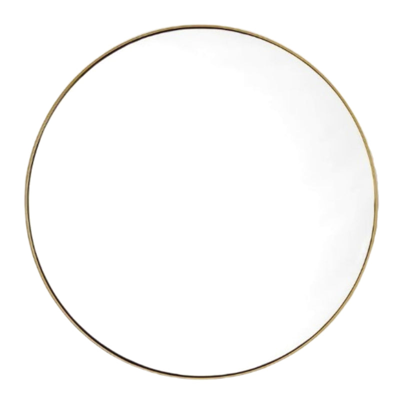 Bethany Gold or Black Round Wall Mirror 3 Sizes - Lighting.co.za